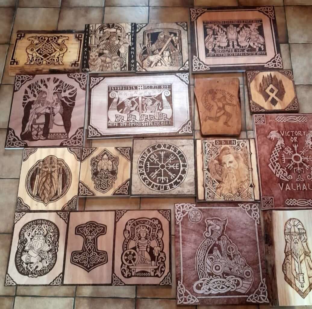 pyrography on wood